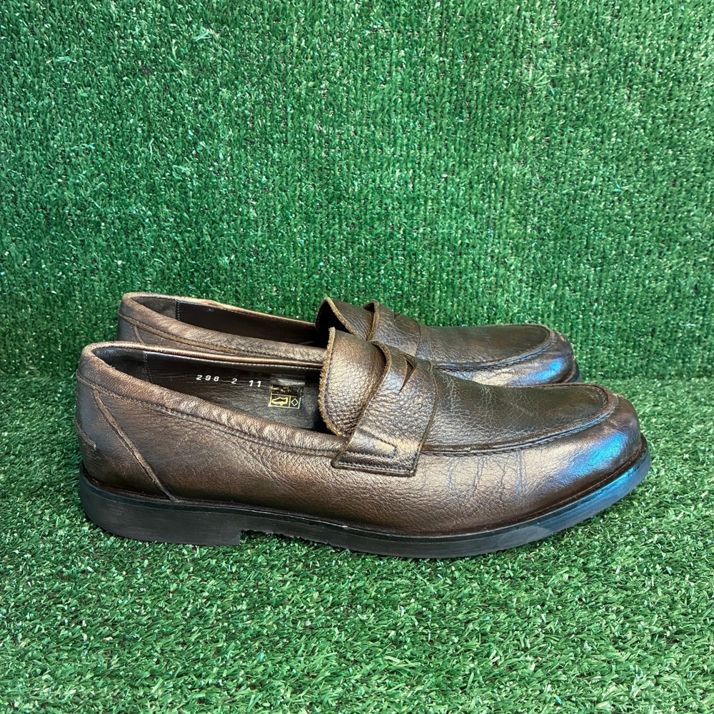 To Boot New York Adam Derrick Leather Penny Loafers Slip On Casual Brown Mens 11